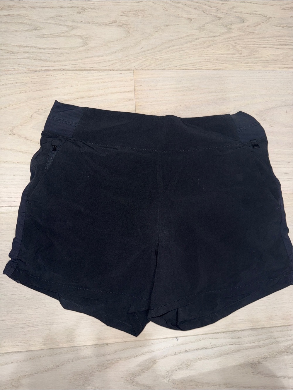 Athleta Black High-Waist Athletic Shorts